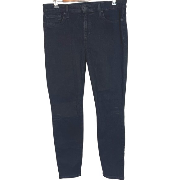Joe's Jeans Black Tencel Blend Denim Skinny Ankle Jeans Women's Size 32 - Picture 1 of 8